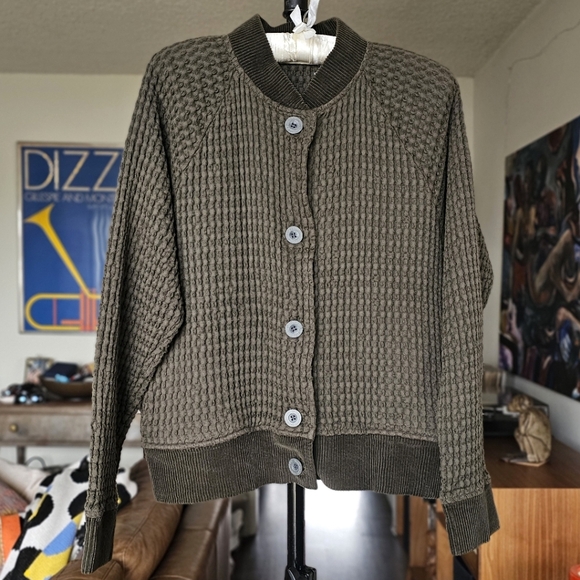 Motodoc Jackets & Blazers - Mododoc Chunky Waffle‎ Knit Cardigan Jacket